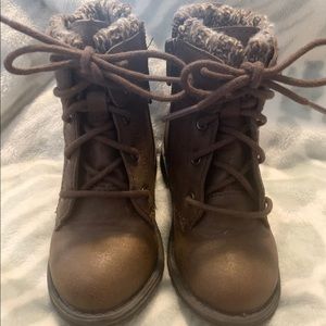 Brown kids boot by Wonder Nation